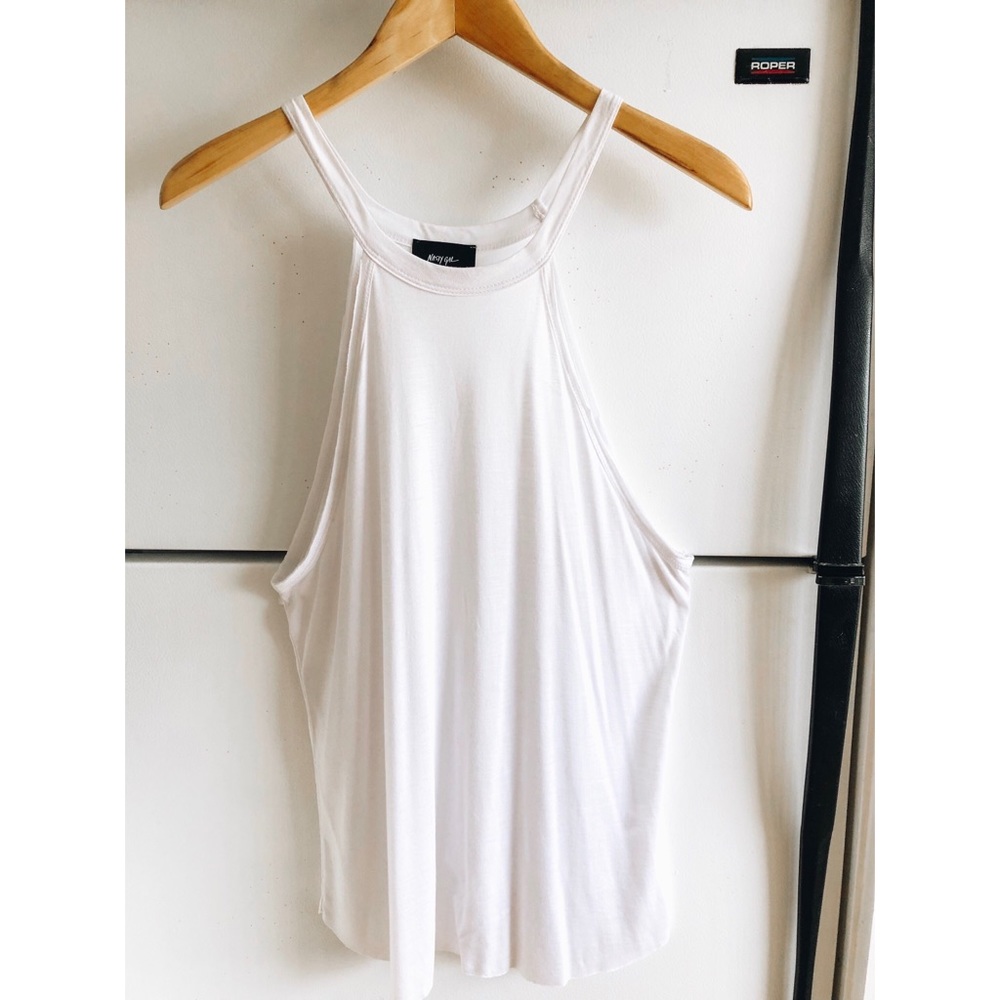 Nasty Gal tank top, white